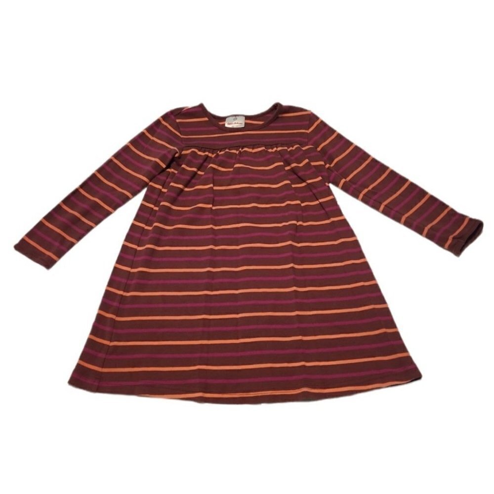 Hanna Andersson Long sleeve dress with stripes stripes size 120 /6 - 7
